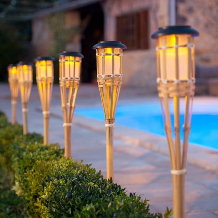 Tiki Torch Lights and Outdoor Oil Lamps Garden Party Gear