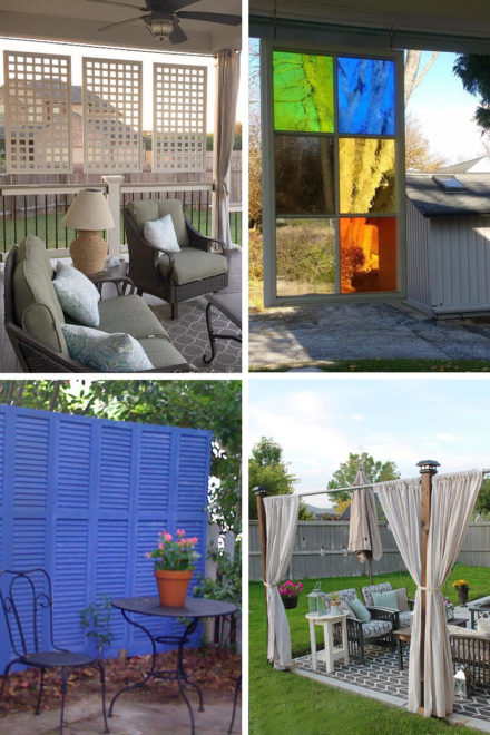 20 Outdoor Patio Privacy Screen Ideas & DIY Tutorials