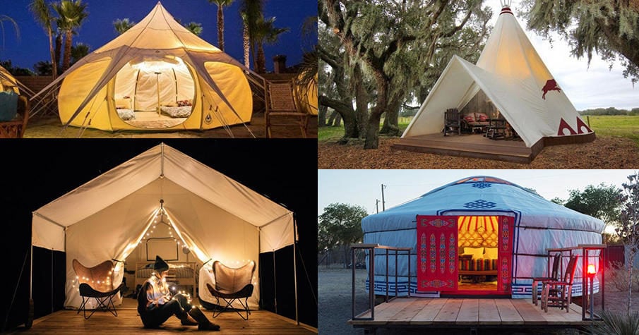 Backyard glamping ideas