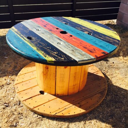 10 Cable Spool Table DIY Ideas and Plans