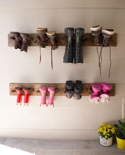 10 DIY Boot Rack Plans and Ideas