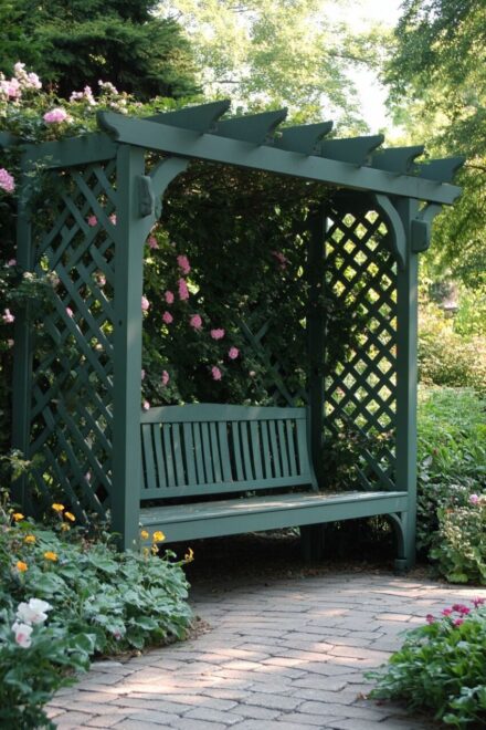 90 Stunning Lattice Panel Designs You Can DIY This Spring
