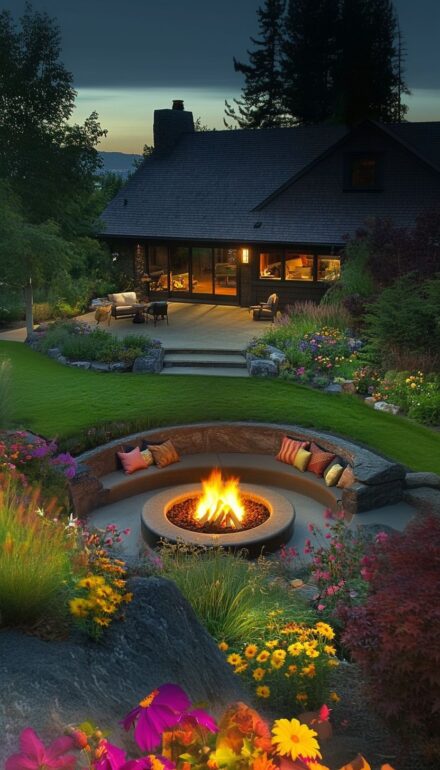 80 Inviting Fire Pit Seating Area Ideas to Elevate Your Backyard