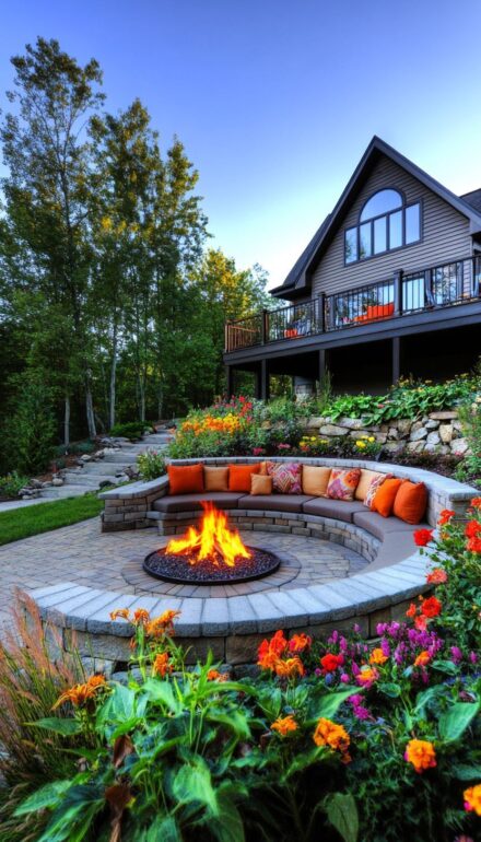 80 Inviting Fire Pit Seating Area Ideas to Elevate Your Backyard