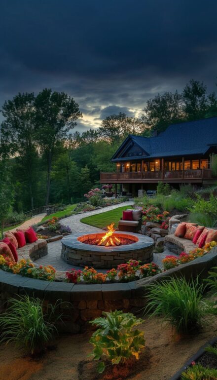 80 Inviting Fire Pit Seating Area Ideas to Elevate Your Backyard