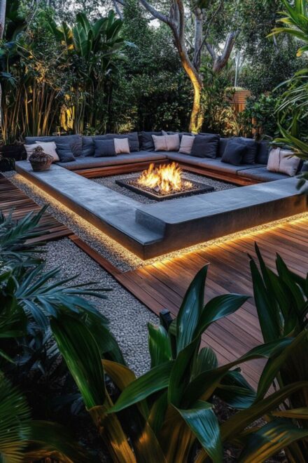 80 Inviting Fire Pit Seating Area Ideas to Elevate Your Backyard