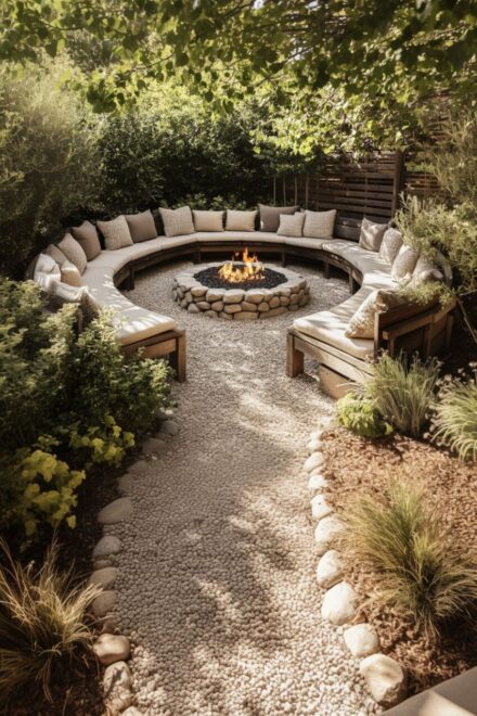 80 Inviting Fire Pit Seating Area Ideas to Elevate Your Backyard