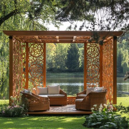 Pergola Ocean 3 6x3 6 Metres Bizzotto 1