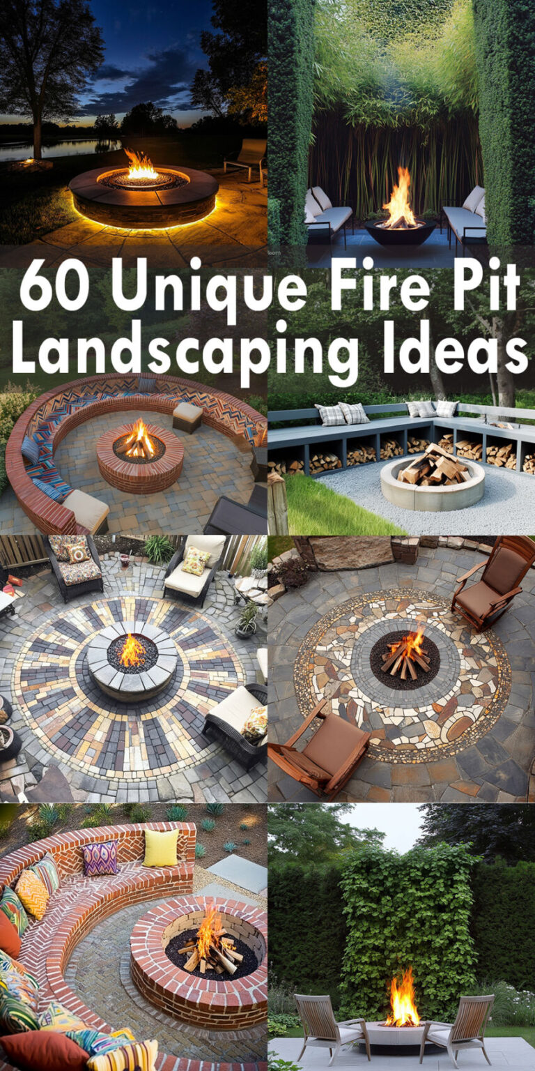 60 Unique Fire Pit Landscaping Ideas