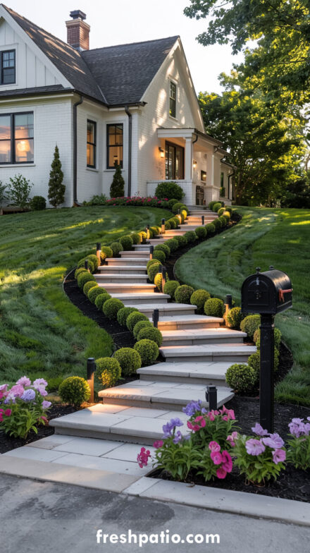 Sloped Yard Design: 26 Landscaping Ideas for Retaining Walls, Fire Pits ...