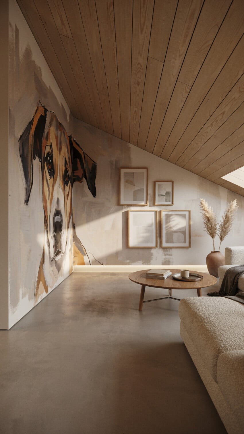 Pet Mural Accent Wall