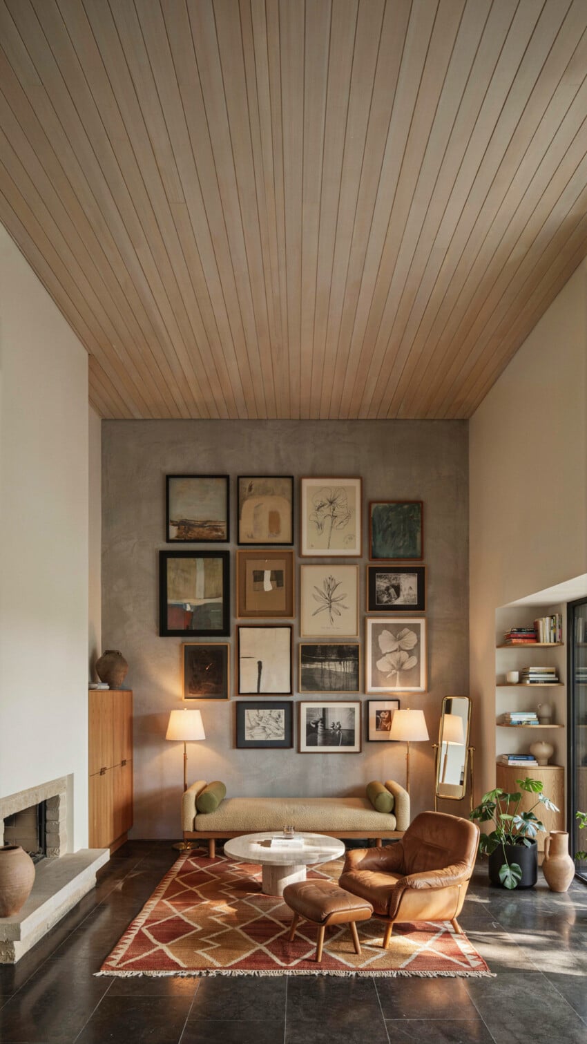 Small Living Room Gallery Wall Arrangement
