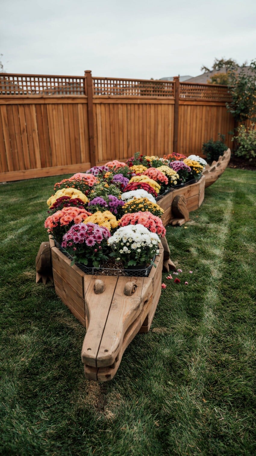 DIY Crocodile Shaped Wood Planter for Kids