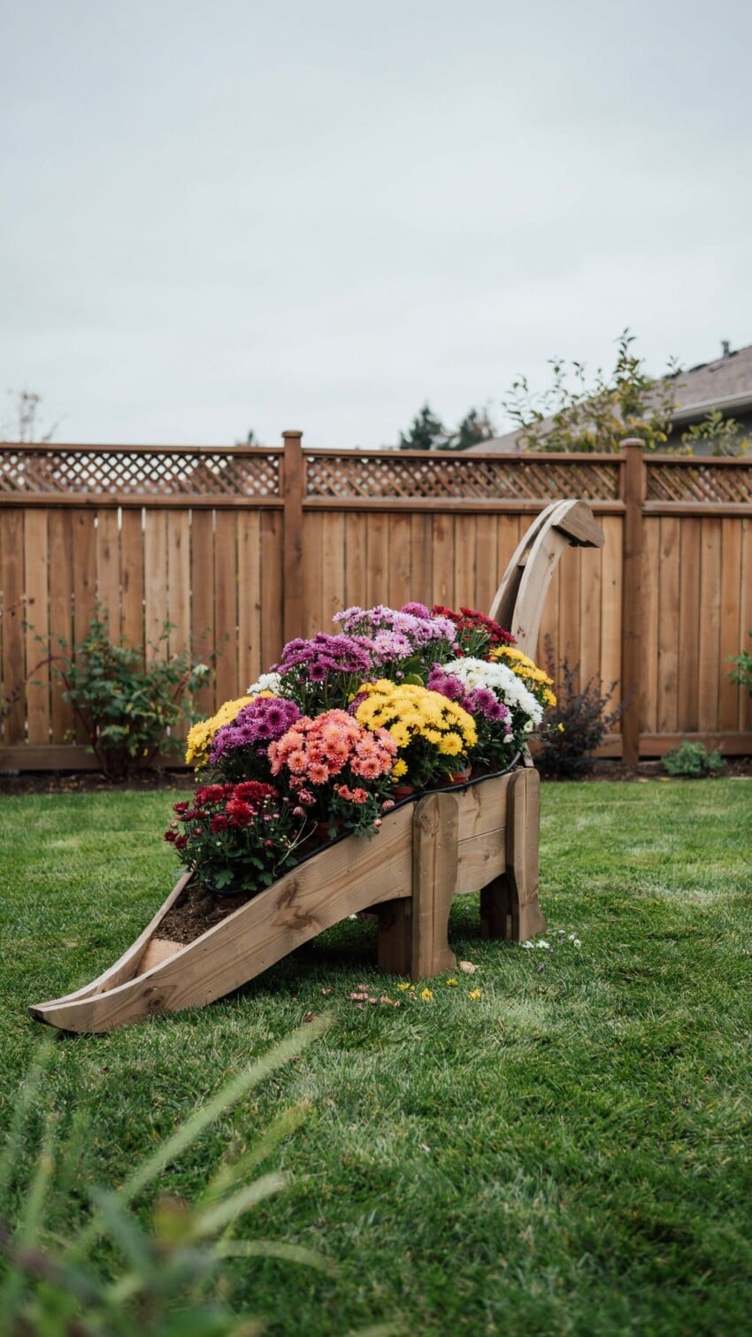 DIY Brachiosaurus Shaped Wood Planter for Kids