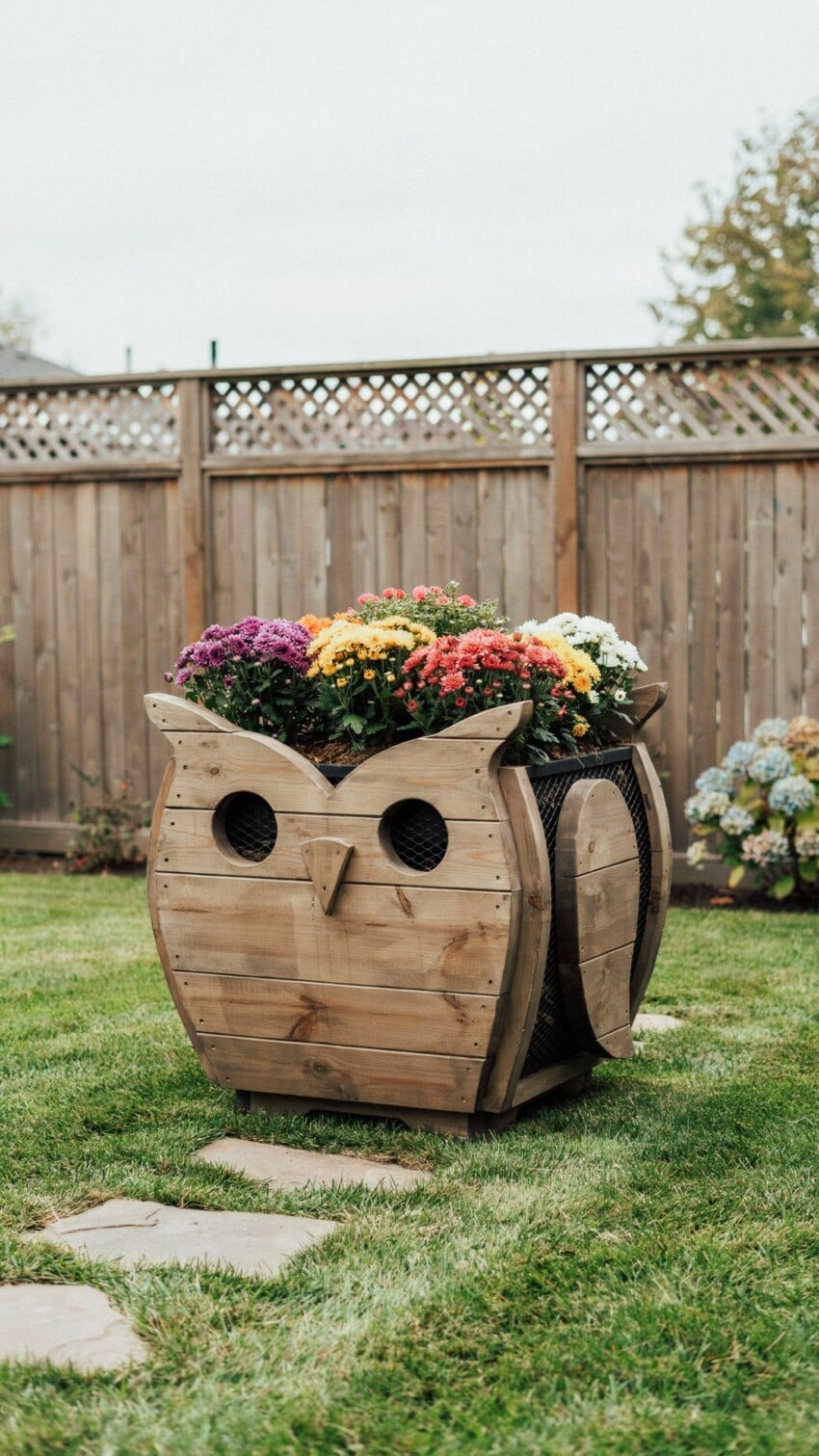 DIY Owl Planter for Kids