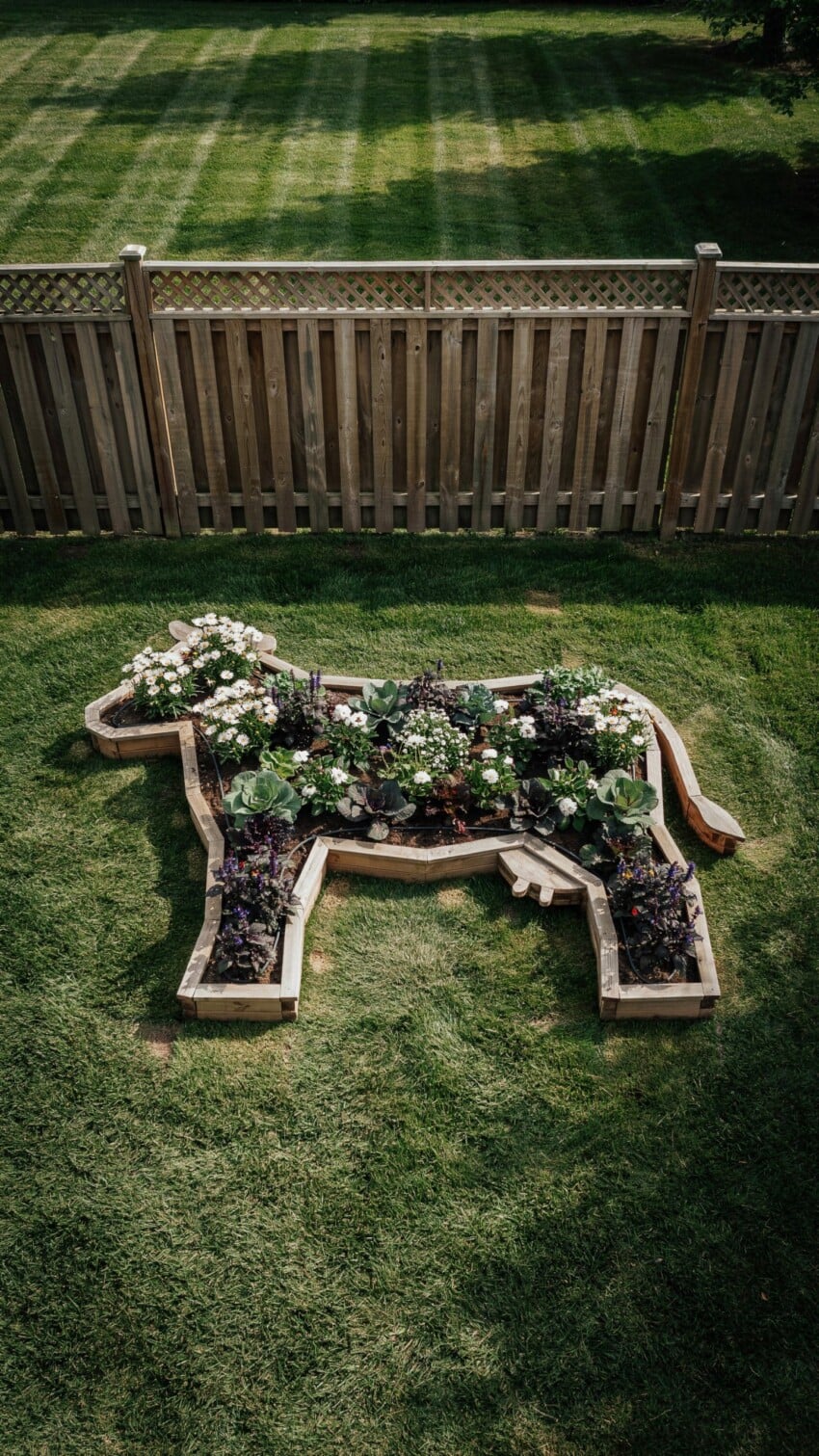 DIY Cow Shaped Wood Garden Bed for Kids
