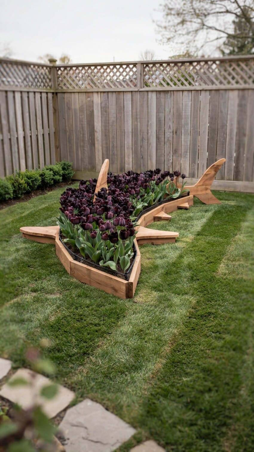 DIY Hammerhead Shark Wood Planter for Kids